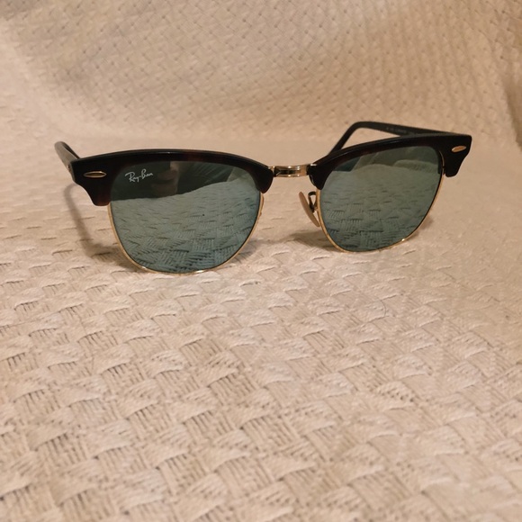 Ray-Ban Clubmaster w/ Mirrored Lenses.